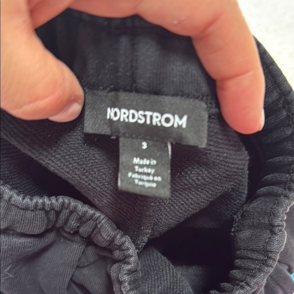 Nordstrom Black Bottoms Elastic Waistband size 3 - Picture 3 of 3